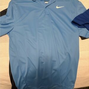 Nike Men's Light Blue Polo Shirt